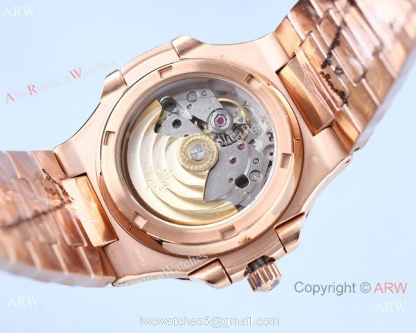 Swiss Quality Patek Philippe Nautilus 7118 All Rose Gold Watch 40mm 4