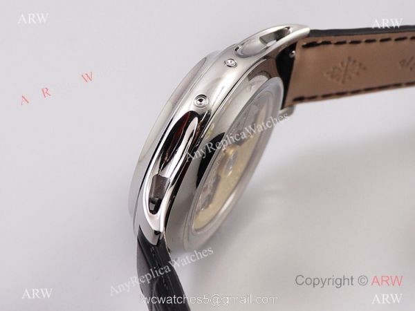 GR factory V2 Patek Philippe Geneve 5205g Moonphase White Dial Watch Swiss Grade 1 4