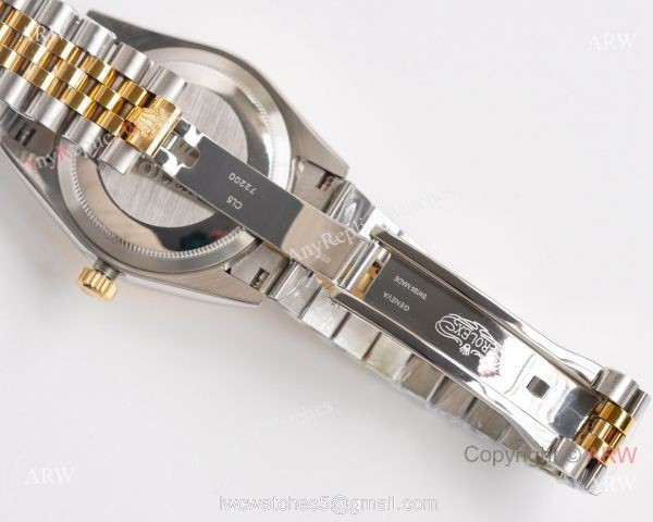 Knock-off ROLEX Datejust Two-Tone White Dial 28mm/36mm Watch Citizen 8215 4