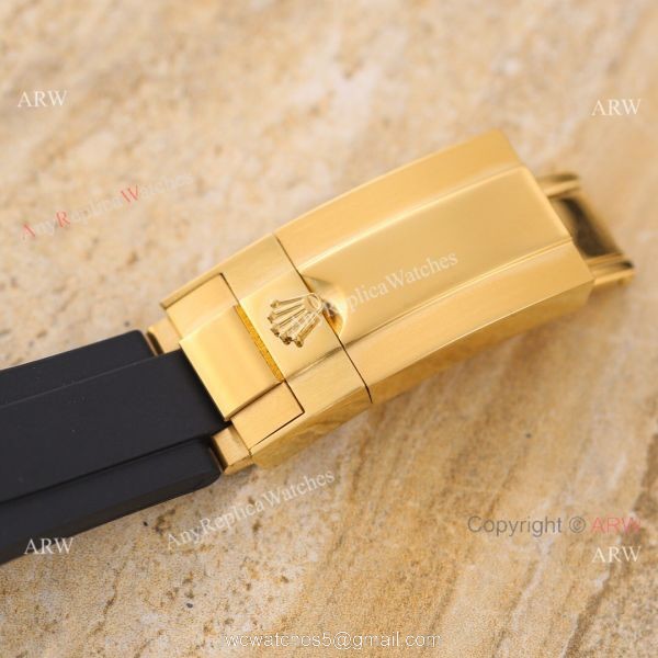 Replica V3 Rolex Daytona Black Face Gold Case Ceramic bezel Man Watch 4