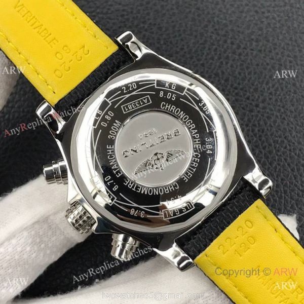 Grade AAA Copy Breitling Avenger II Chronograph Asian 7750 Watch Black Military Strap 4