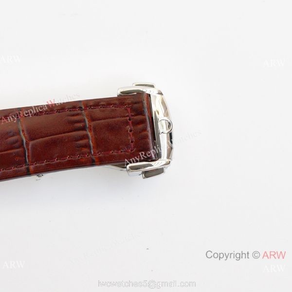 Swiss Quality Omega Aqua Terra 150m Citizen 8215 Watch Blue Wave Leather Strap 4