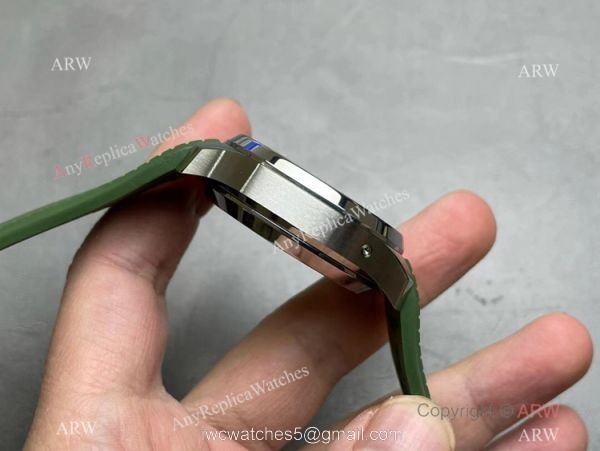 Grade AAA Copy Patek Philippe Aquanaut Chrono 42mm Watch 5968g Green Version 4