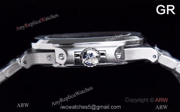 GR Factory Super Clone Patek Philippe Nautilus Moonphase 5712 Watch New Baby Blue Dial 4