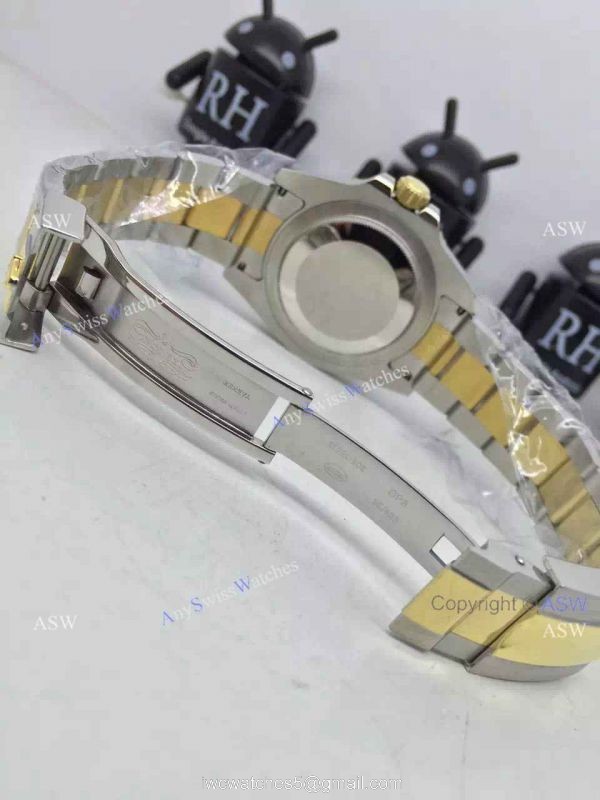 Copy Swiss Rolex GMT- Master II Watch 2-Tone Black Ceramic 40mm 4