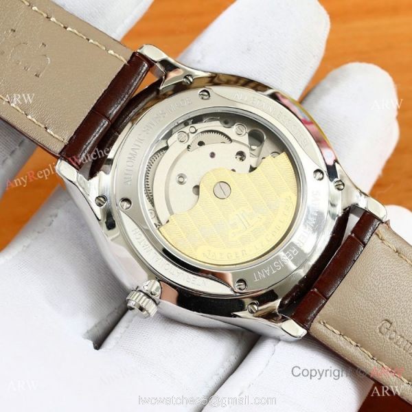 Best Copy Jaeger LeCoultre Master Ultra thin Men Watches SS Black Dial 4