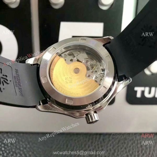 Best Replica Patek Philippe Aquanaut 38mm Watches SS White Dial 4