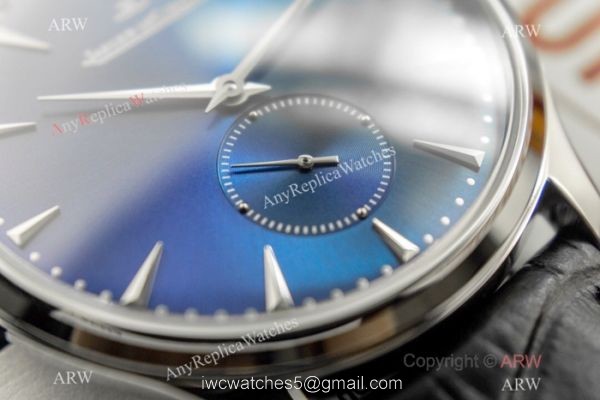 Swiss Grade One Jaeger-LeCoultre Master ULTRA THIN Blue Dial Watch 4