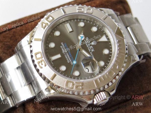 VR Factory Rolex Yacht Master Dark Rhodium Swiss Replia Watches 4
