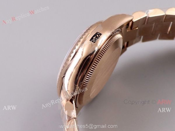 (TW) Swiss Fake Presidential Rolex Oyster Perpetual Datejust 31mm Watch Chocolate with Roman Dial 4