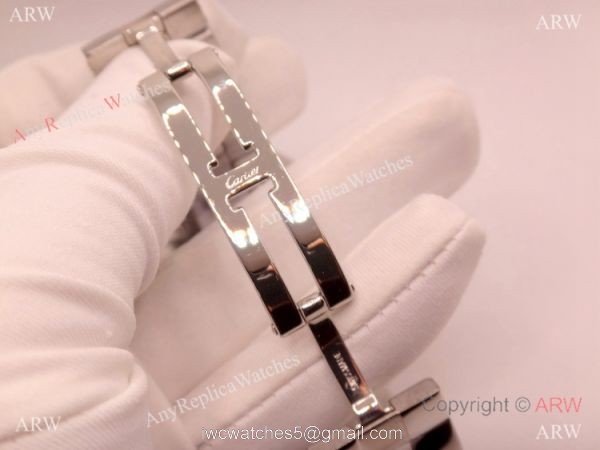 Clone Cartier Roadster de Stainless Steel Chronograph Watch 45mm Swiss Grade Case 4