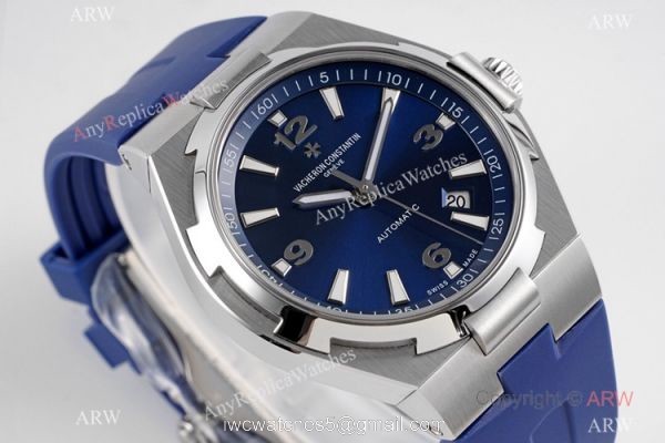 8 Factory Clone Vacheron Constantin Overseas 47040 Watch Stainless Steel Bucherer Blue 42mm 4