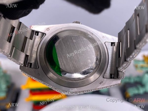 Iced Out Rolex Datejust II Middle East Arabic Watch 2836 Movement 4