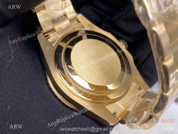 Swiss 3186 Rolex GMT-Master II 116758Saru All Gold Watch Swiss Replica GMTII 4