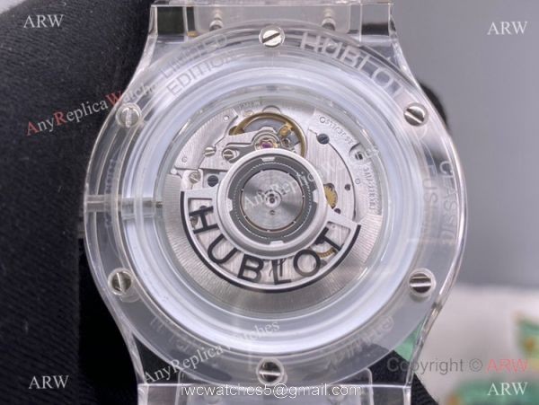 2022 New! Swiss Hublot Takashi Murakami Sapphire Rainbow Watch 45mm 4