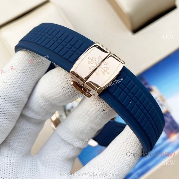 Swiss Quality Copy Patek Philippe Aquanaut Citizen Watch Rose Gold Case 4
