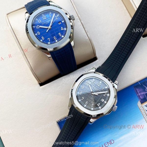 Swiss Quality Patek Philippe Aquanaut Citizen 8215 Copy Watch Gray Dial 4