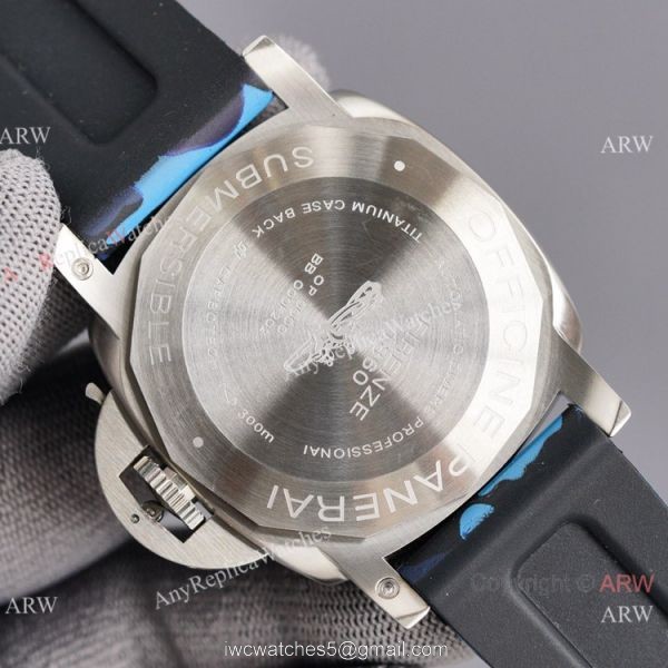 Copy Panerai Luminor Submersible Camo Rubber Strap Watch Pam1068 4