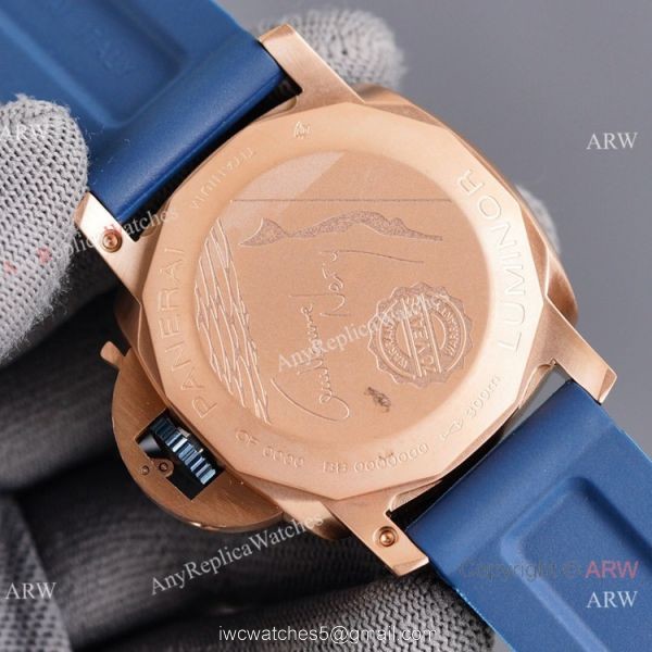 Clone Panerai Luminor Marina Guillaume Nery Edition Pam 1122 Watch Rose Gold Case 44mm 4