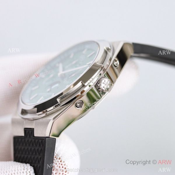 Swiss Vacheron Constantin Overseas 4300v Perpetual Calendar Watch Rubber Strap Band 4