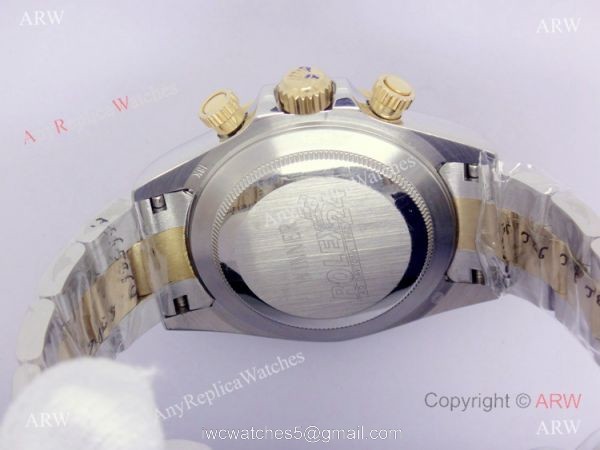 High Quality Daytona 2-Tone White Face Diamond Watch 5