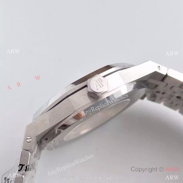 Copy Audemars Piguet Royal Oak JF Factory Watch 41mm SS Silver Dial 5