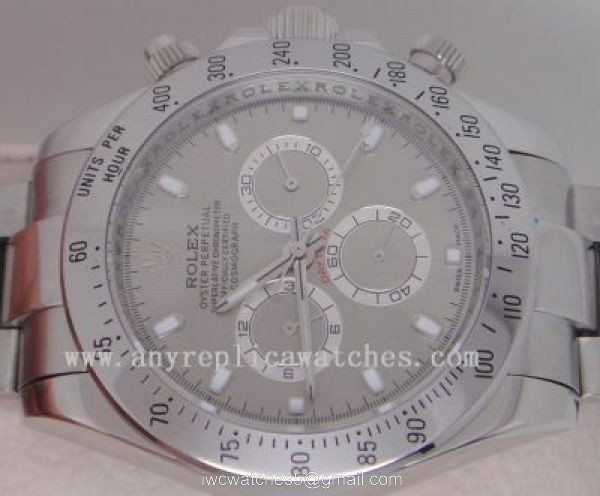 High Quality Rolex Daytona Replica Watch SS White Dial 5