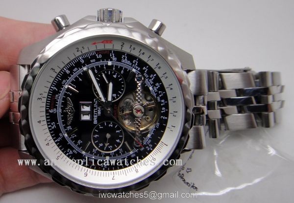 Breitling 1884 Bentley Mulliner Tourbillon Replica Watch For Sale Black Dial 5