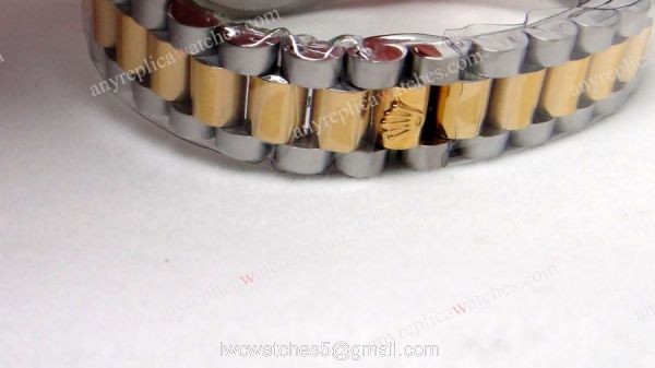 Rolex 2-Tone Datejust President Watchband Mens Replica Watch 5