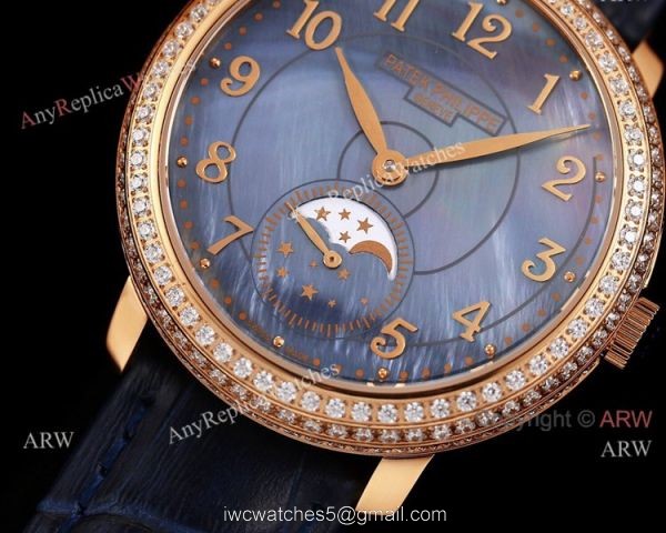 2020 Swiss Patek Philippe Geneve Complications Mother of Pearl Dial Rose Gold Watch 5