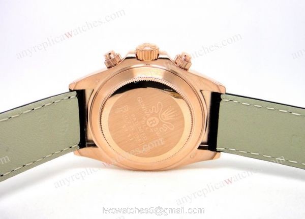 Replica Rolex Daytona Watch Rose Gold Case / Chocolate Dial / Black Ceramic Bezel 5