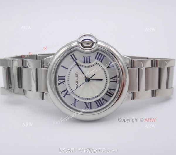 Cartier Ballon Bleu De Stainless Steel Ladies Replica Watch 5