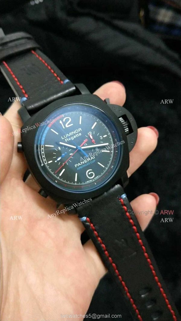Panerai Luminor Regatta Replica Watch PAM 526 Black Case 5