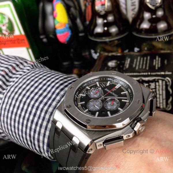 New Copy Audemars Piguet Royal Oak Offshore 45mm Watches Rose Gold Subdials 5