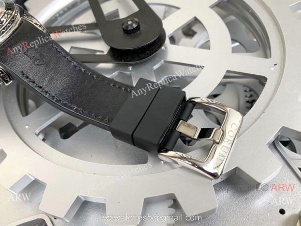 Corum Bubble 47 Flying Tourbillon Rose Gold Tattoo Wristwatch Replica Corum Watches 5