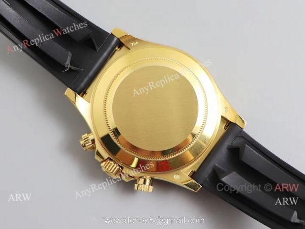Noob Factory V3 Rolex Daytona Men Watch Gold Case Oysterflex Strap 5