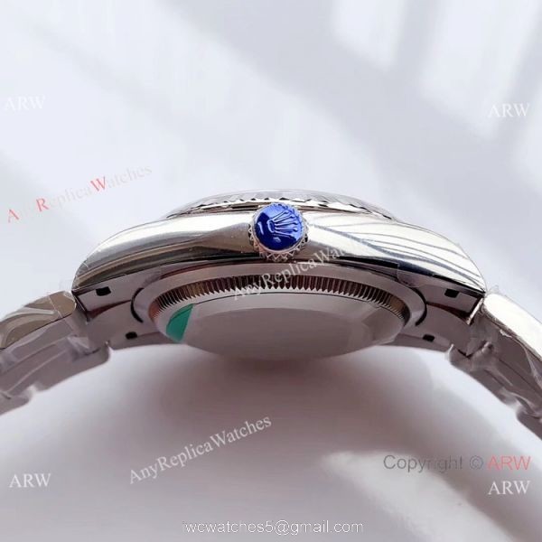(EW)Rolex EW Factory Datejust 36mm Watch Stainless Steel Silver Diamond Dial 5