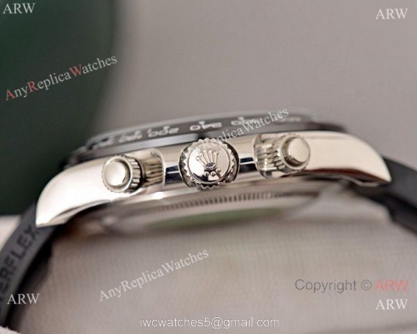Best Quality Rolex Daytona Blue Dial Replica Watch Rolex Daytona Rubber Strap 5