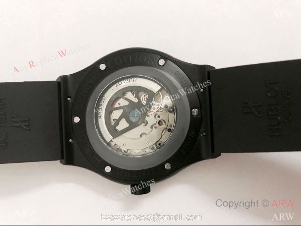 Newst Style Hublot Big Bang Limited Edition Watch Replica All Black 5