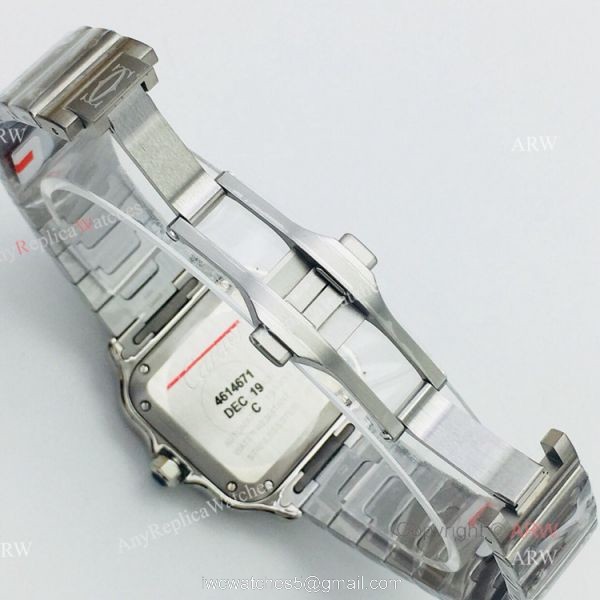1:1 BV Factory Cartier Santos Cartier Watch Copy QuickSwitch Band 5