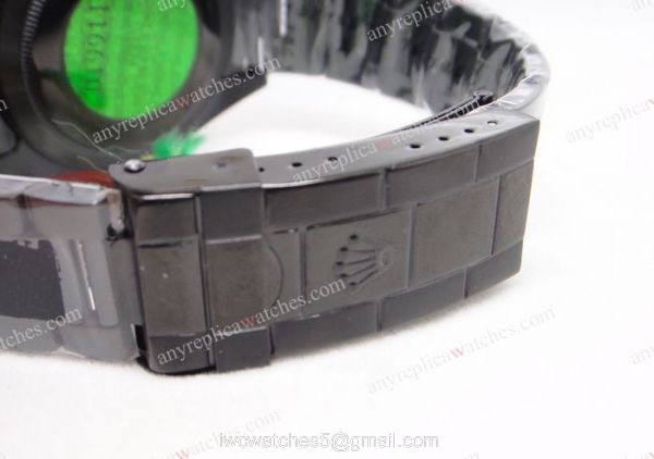 Rolex Submariner Blue Dial Black Case Replica Watch / Classic Model 5