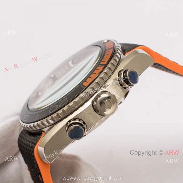Japan Grade Omega Seamaster Replica Planet Ocean 600m Chronograph Watch White Dial 5