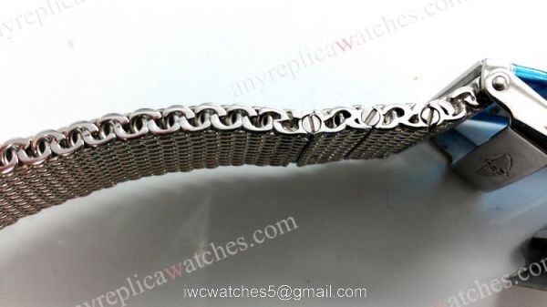 SS Breitling Transocean Chronograph Swiss Grade Black Face Men Replica 5