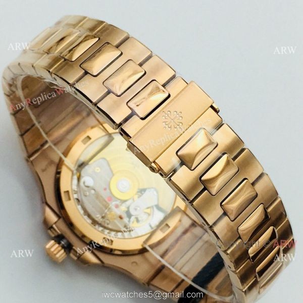 PPF V4 Patek Philippe Nautilus Rose Gold Replica Watch Swiss Grade 1 5