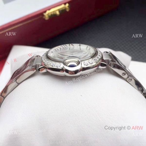 Copy Ballon Bleu Cartier 28mm Stainless Steel Watch Swiss Quality 5