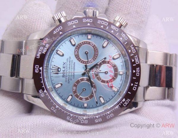 The 50th Anniversary Rolex Daytona Watch Ice Blue / Ceramic bezel 42mm 5