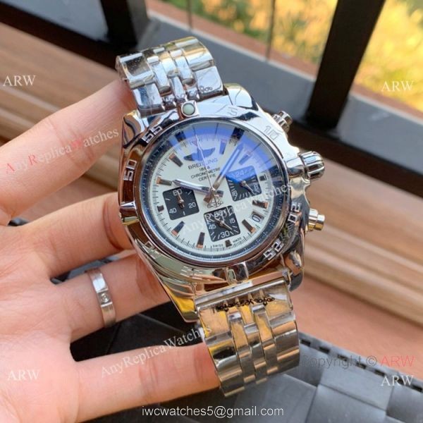 Best Quality Copy Breitling Chronomat 01 Watches Yellow Dial 43mm 5