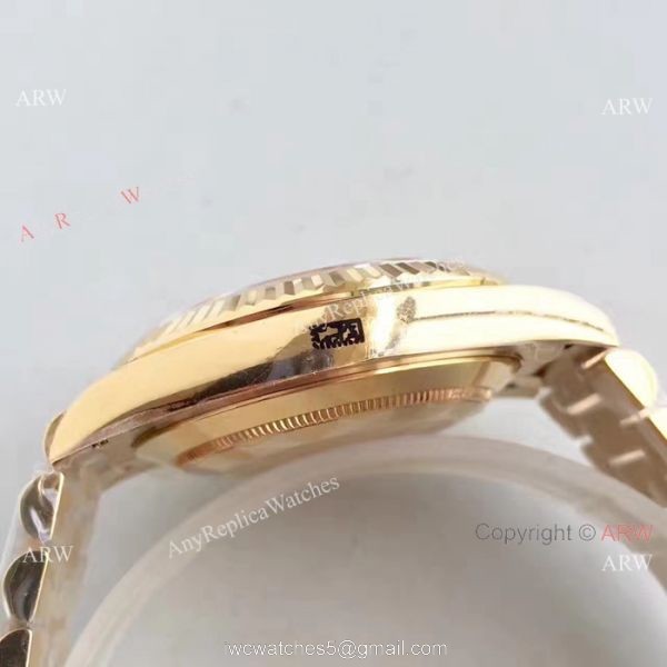 (EW) Swiss 3255 Rolex Presidential 41mm Replica Watch DayDate II White Dial 5