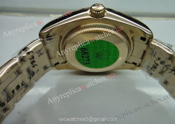 Masterpiece Datejust Replica Rolex Diamond Bezel Yellow Gold 31mm Watch 5