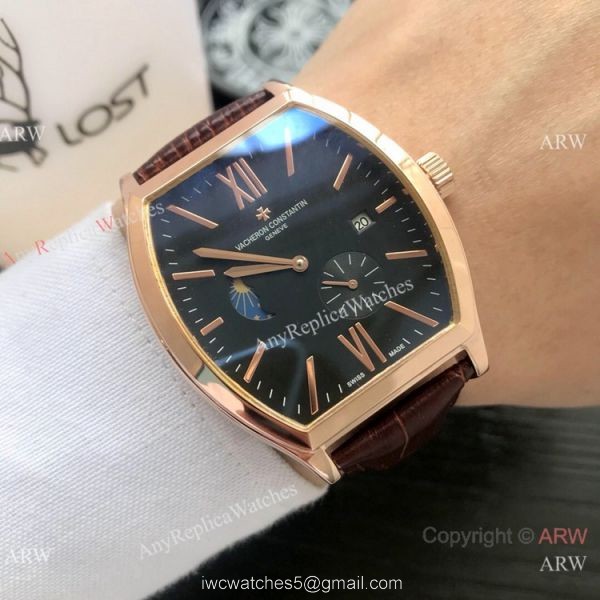 Replica Vacheron Constantin Malte Moonphase SS White Dial watch Wholesale 5